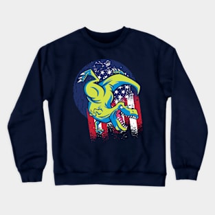 America Saurus T-rex Crewneck Sweatshirt